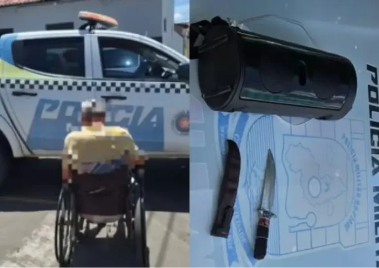 Cadeirante é preso suspeito de ameaçar e perturbar moradores em Pio IX
