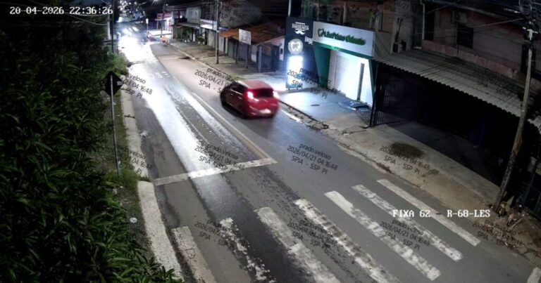 Mulher que atropelou homem em situação de rua é presa após monitoramento das câmeras do sistema SPIA