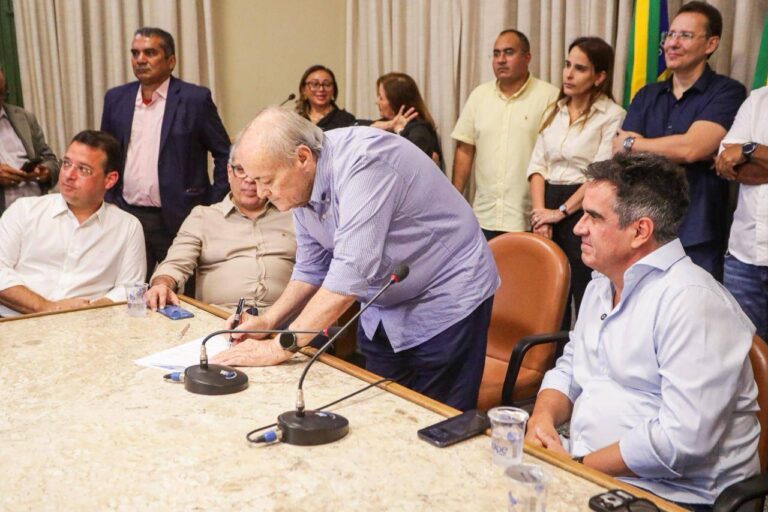 Prefeito Silvio Mendes assina Ordem de Serviço para construção da Ponte João Claudino