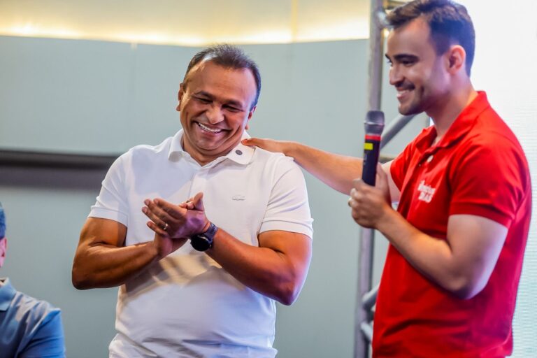 Fábio Abreu e Vinícius Dias reforçam parceria política durante evento em Teresina