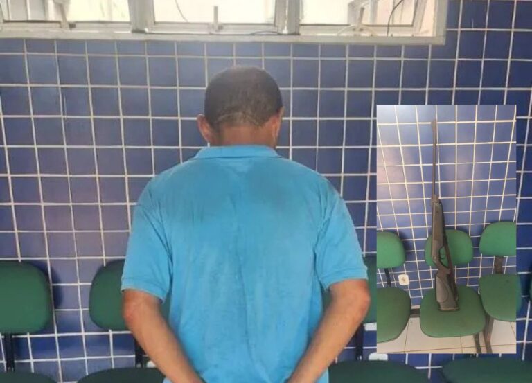 Polícia prende homem suspeito de matar cachorro com arma de pressão no interior do Piauí