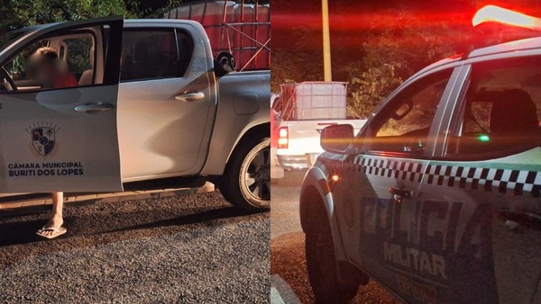 Vereador é detido ao transportar mil litros de gasolina em caminhonete da Câmara no interior do Piauí