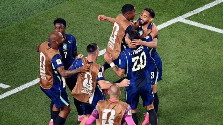Brasil vence o Haiti por 3 a 0 e assume liderança do Grupo C