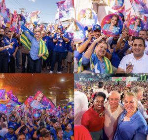 Deputada Simone Pereira participa da convenção da base governista e tem candidatura homologada pelo PSD
