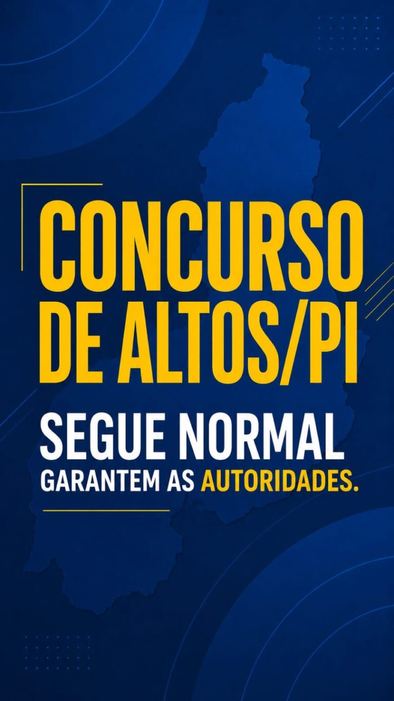 Prefeitura de Altos informa que concurso público segue normalmente após tentativa de fraude