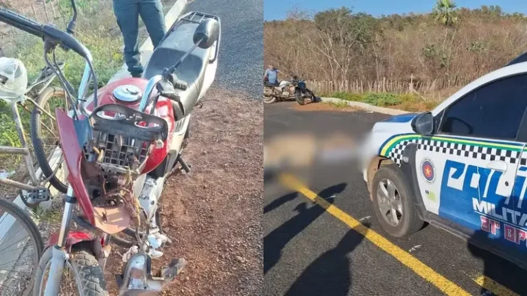 Mulher morre após colisão entre duas motocicletas na PI-213, em Caraúbas do Piauí