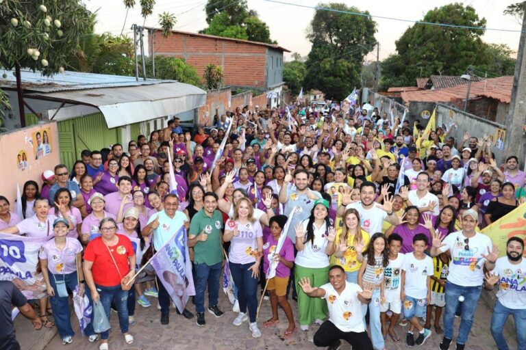 Deputada Ana Paula reúne multidão em caminhada na Zona Leste de Teresina