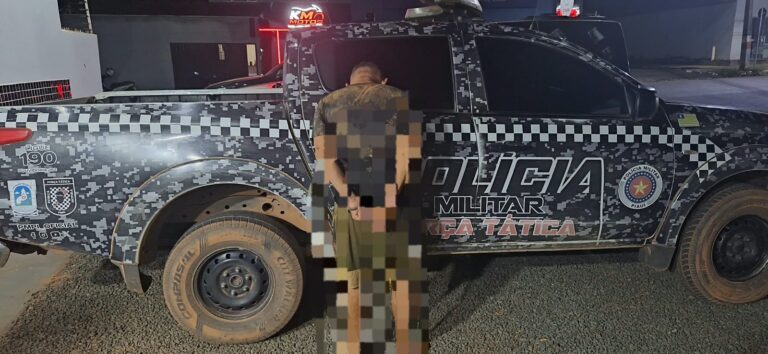 PM prende homem condenado por homicídio qualificado na zona rural de Uruçuí