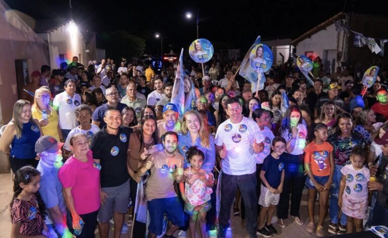 Simone Pereira participa de encontro com moradores no povoado Baixas do Maranhão em Inhuma