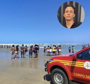 Corpo de Bombeiros localiza corpo de jovem que morreu afogado após salvar namorada em Luís Correia