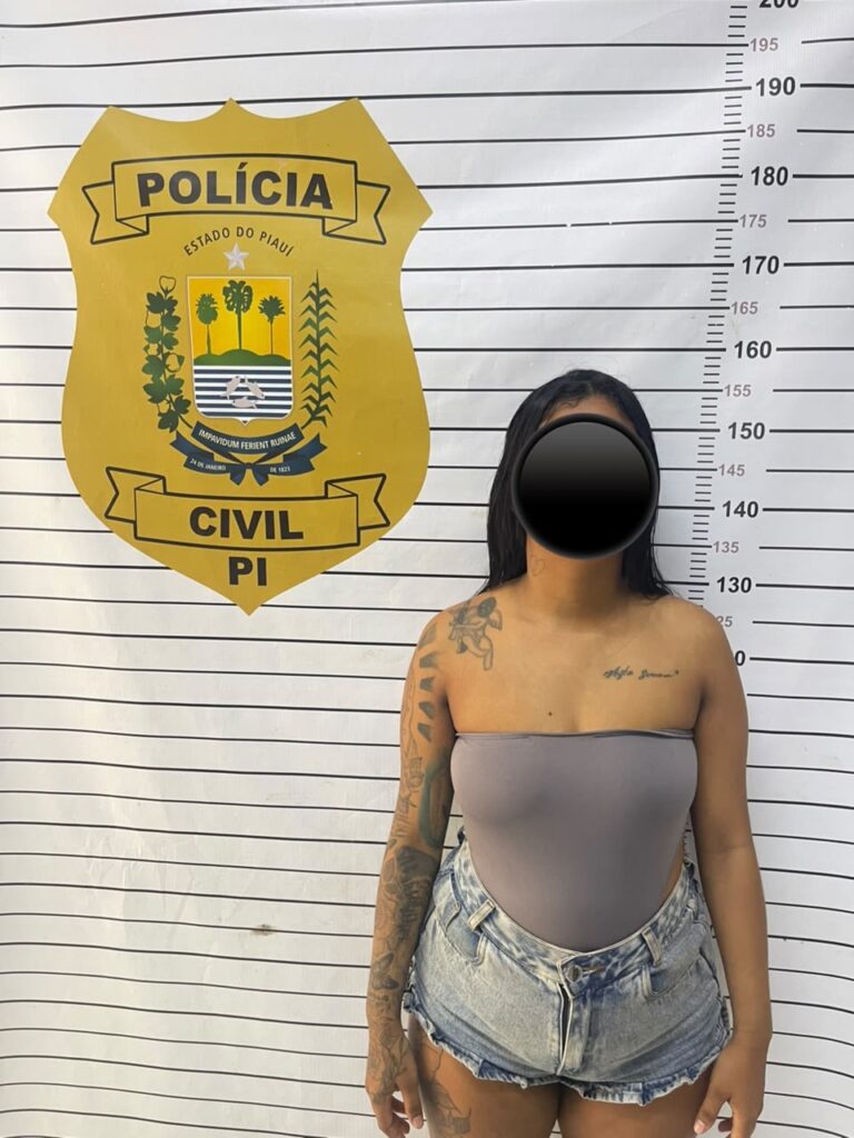 Mulher suspeita de tráfico de drogas é presa após descumprir medida protetiva em Parnaíba